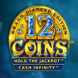 12 Coins Grand Diamond Edition by Wazdan, showcased at lyra-bets.com – game logo
