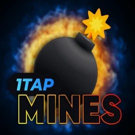 1Tap Mines logo by Turbo Games at Lyra Bet Casino