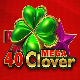 Slots logo of 40 Mega Clover from Amusnet Interactive at Lyra Bet Casino