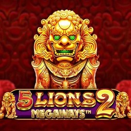 5 Lions Megaways 2 slot logo by Pragmatic Play at Lyra Bet Casino