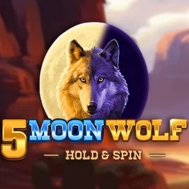 Official Slots logo: 5 Moon Wolf by Apparat Gaming at Lyra Bet Casino