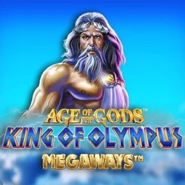 Age Of The Gods: King of Olympus Megaways logo by Origins Lyra Bet Casino