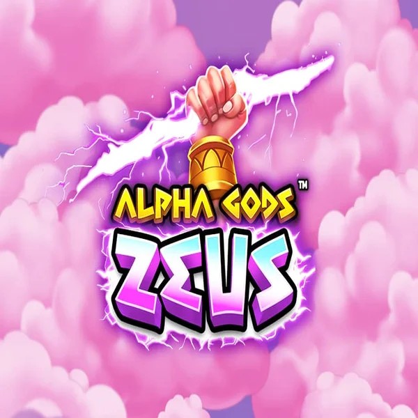 Alpha Gods Zeus logo – Slots by PearFiction Studios at Lyra Bet Casino