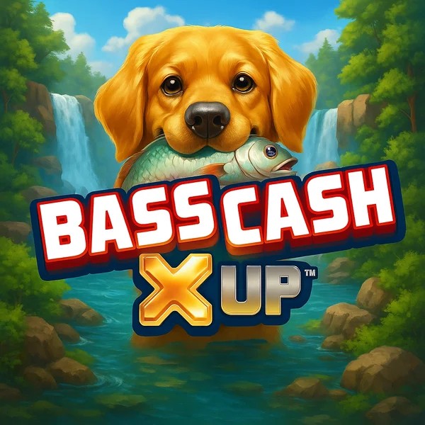 Bass Cash X UP slot visual from Alchemy Gaming available on lyra-bets.com