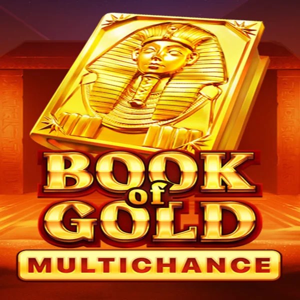 Book of Gold Multichance logo by Playson at Lyra Bet Casino