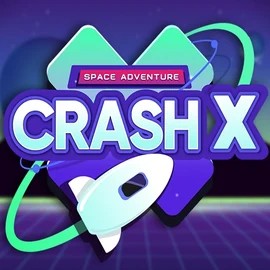 Crash X logo by Turbo Games Lyra Bet Casino