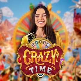 Crazy Time game by Evolution – logo hosted on Lyra Bet Casino