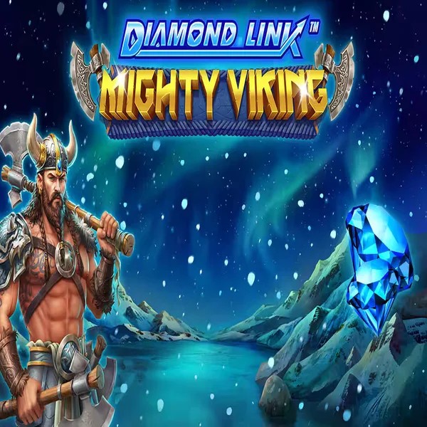 Diamond Link Mighty Viking casino game by Greentube – featured logo at Lyra Bet Casino