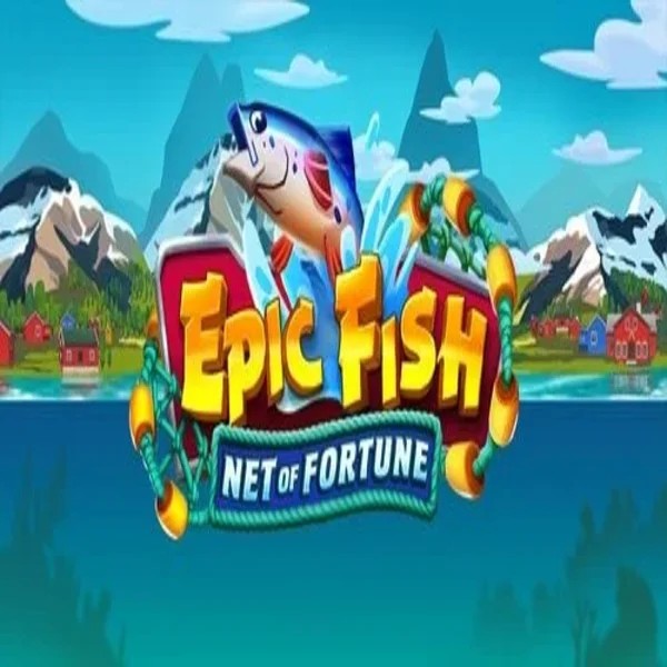 Slots logo of Epic Fish Net of Fortune from Quickspin at Lyra Bet Casino