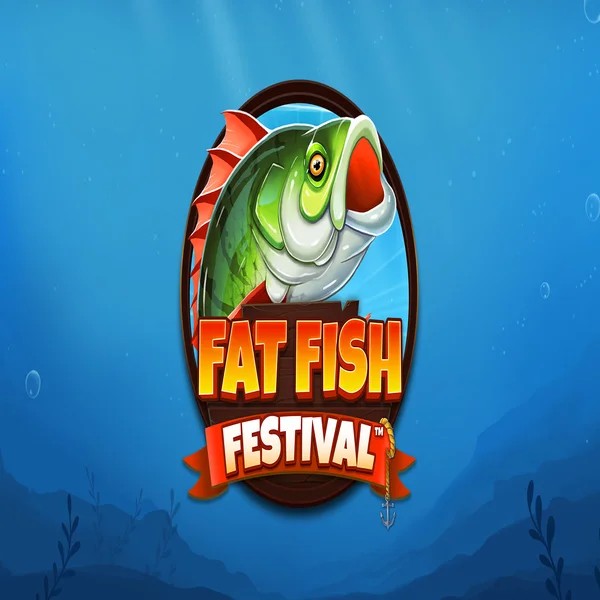 Fat Fish Festival slot logo by Wishbone Games at Lyra Bet Casino