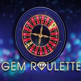Gem Roulette slot logo by iSoftBet at Lyra Bet Casino