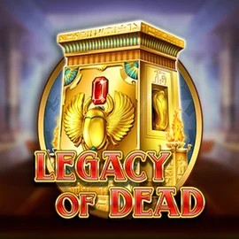 Slots logo of Legacy of Dead from Play'n GO at Lyra Bet Casino