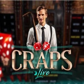 Live Craps online game logo by Evolution on lyra-bets.com