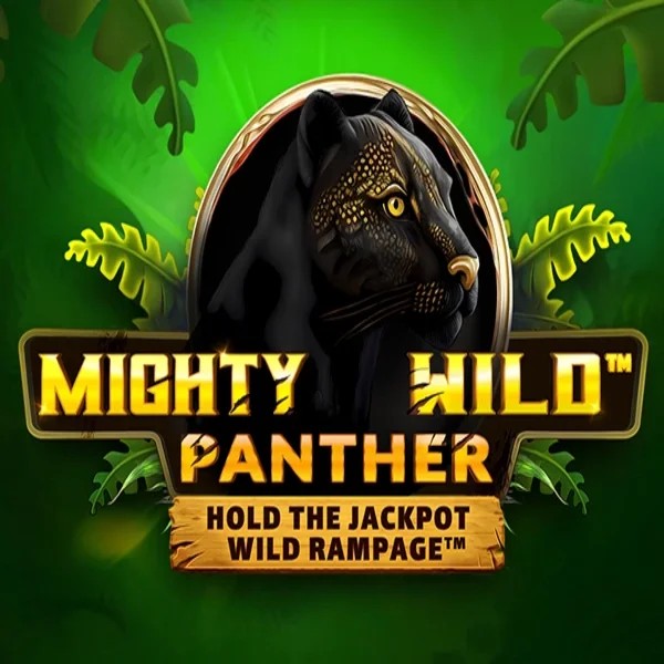 Mighty Wild Panther slot logo by Wazdan at Lyra Bet Casino