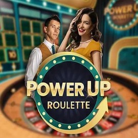 PowerUP Roulette slot logo by Pragmatic Play at Lyra Bet Casino