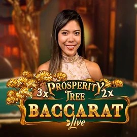 Prosperity Tree Baccarat casino game by Evolution – featured logo at Lyra Bet Casino