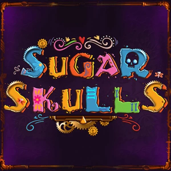 Sugar Skulls logo by Booming Games Lyra Bet Casino