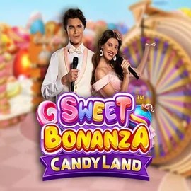 Sweet Bonanza Candy Land Live online game logo by Pragmatic Play on lyra-bets.com