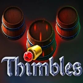 Thimbles slot logo by Evoplay at Lyra Bet Casino