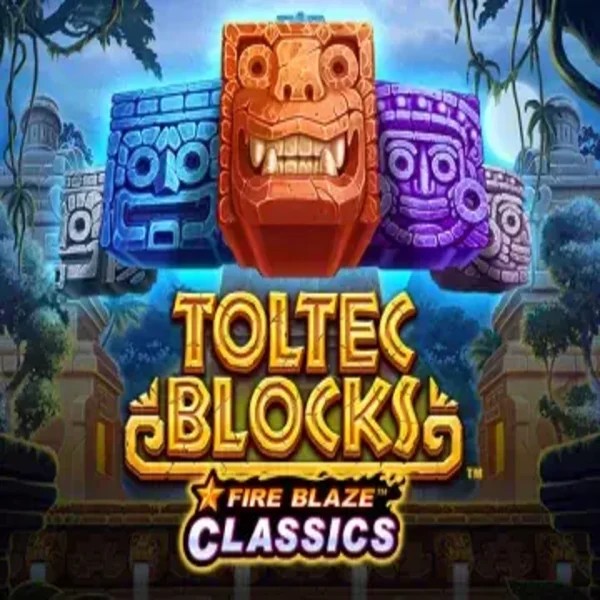 Slots logo of Fire Blaze: Toltec Blocks from Rarestone Gaming at Lyra Bet Casino