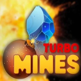 Turbo Mines logo – Casino Games by Turbo Games at Lyra Bet Casino